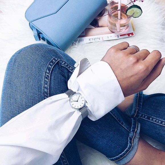 Minimalist Stainless Steel Slim Trendy Watch - Picture 2 of 8